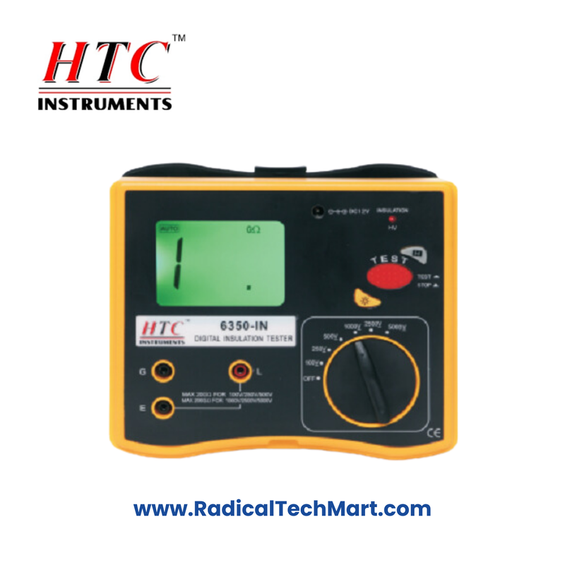 HTC 6350IN Digital Insulation Tester with Backlight Display