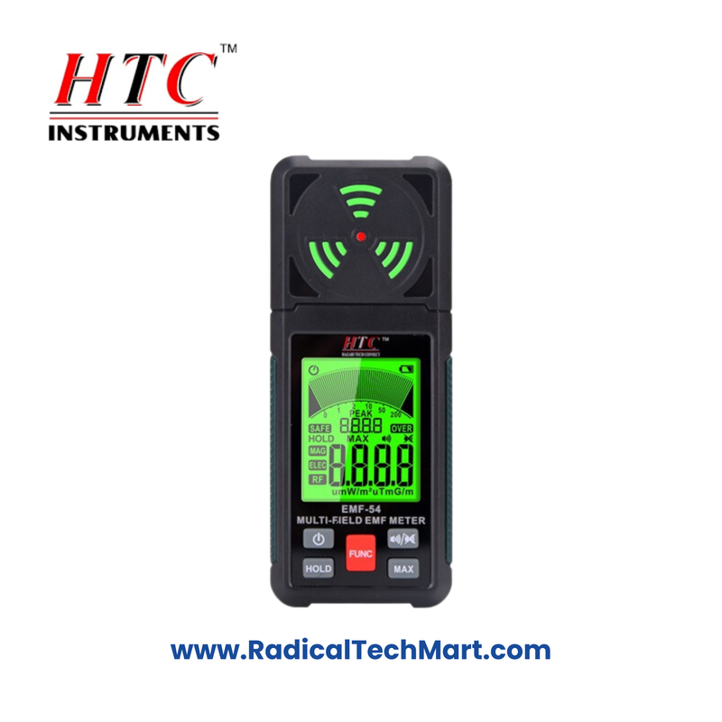 HTC EMF-54 Electro-Magnetic Field Tester with 3-in-1 Measurement