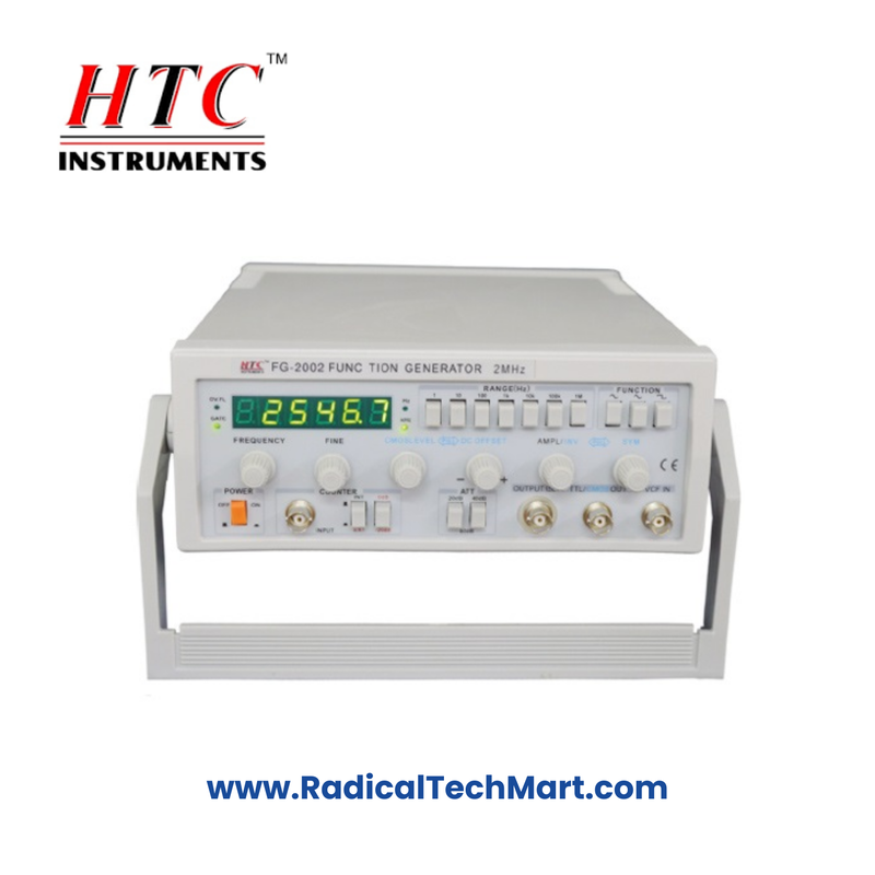 HTC FG-2010 Function Generator – 10MHz Waveform Generator for Labs and R&D