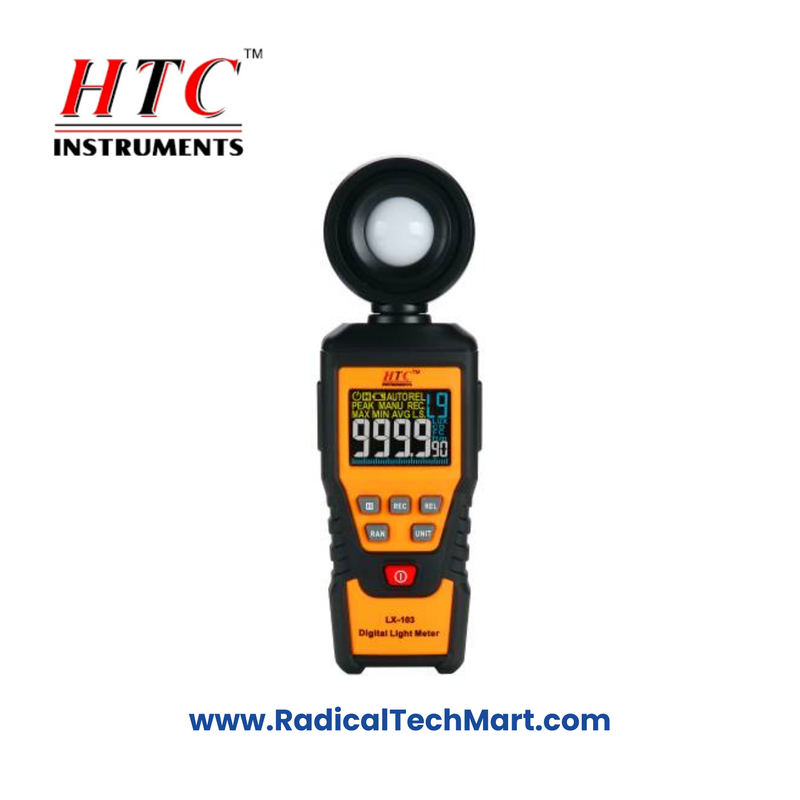 HTC LX-103 Lux Meter with large LCD display