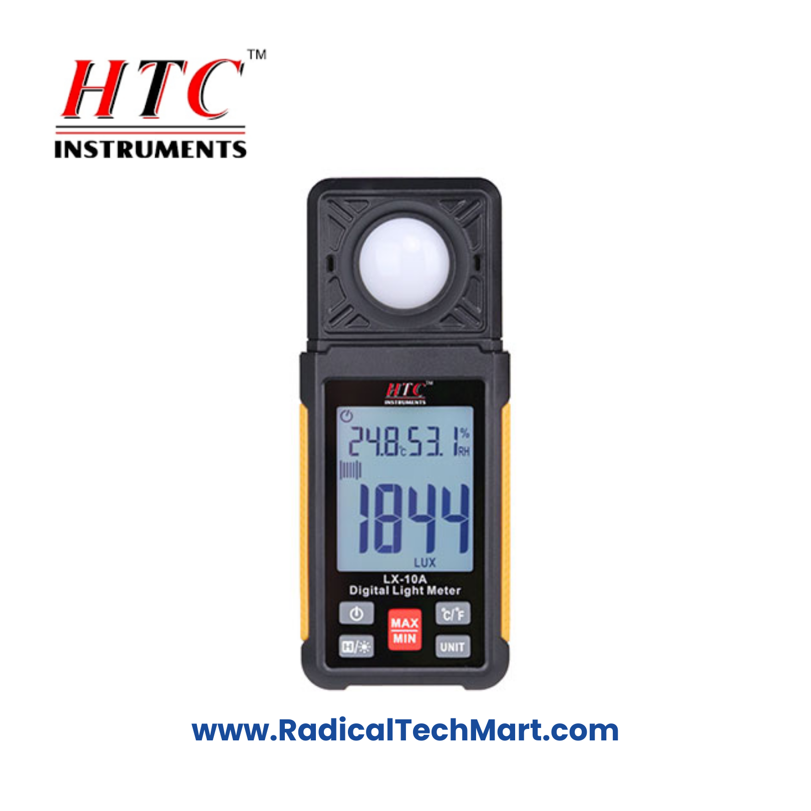 HTC LX-10A Mini Lux Meter – Compact Light Intensity Measurement Tool
