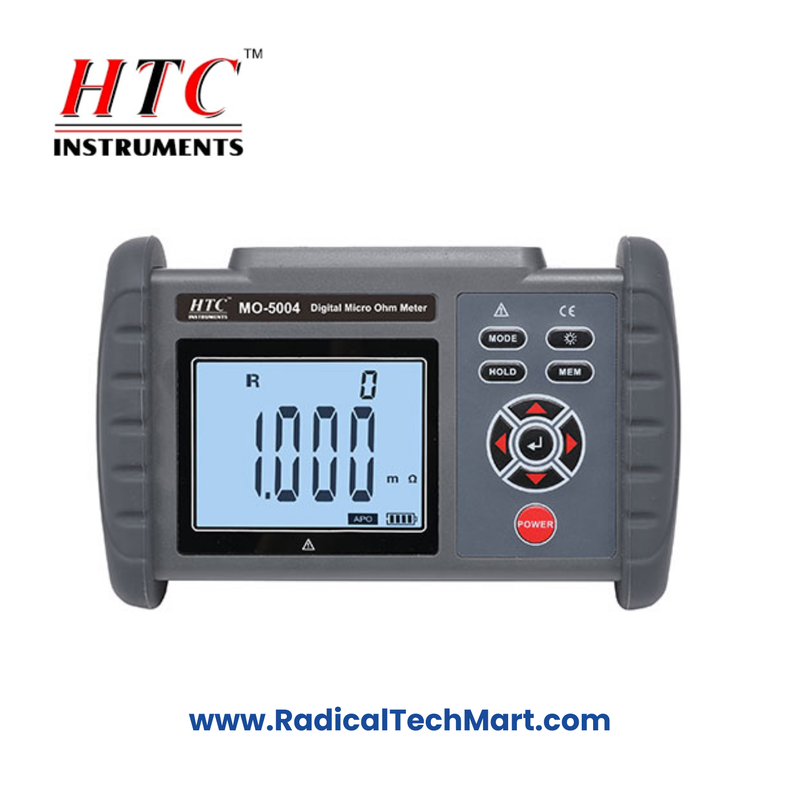 HTC MO-5004 Milli Micro Ohm Meter with Kelvin Leads