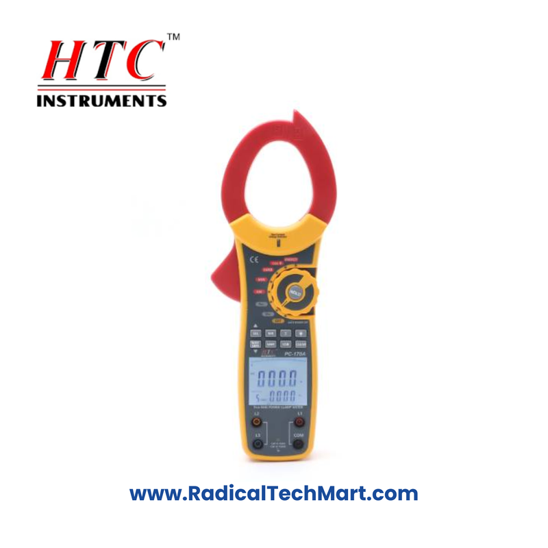 HTC PC-170A True RMS Power Clamp Meter with USB & Backlight Display