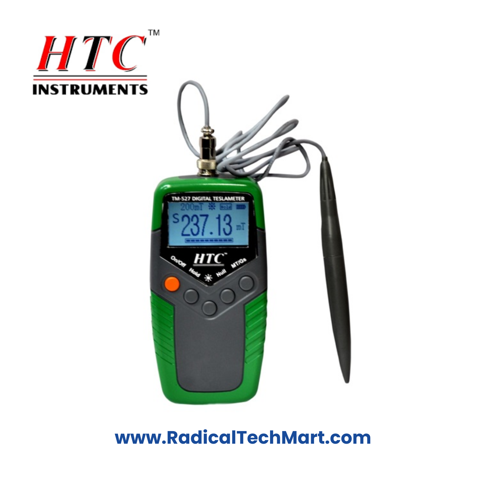 HTC TM-527 Tesla Meter – Portable Electro-Magnetic Field Measuring Device