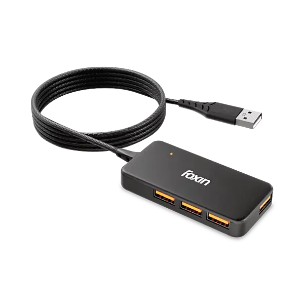 USB HUB FOXIN 4 PORT 2.0 1.5MTR FUH-002 (USB 2.0X4)