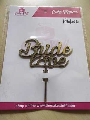 QSON Acrylic Topper Anniversary Engagement Couple M-L