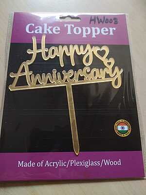 QSON Acrylic Topper Anniversary Engagement Couple M-L