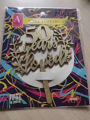 QSON Acrylic Topper Anniversary Engagement Couple M-L