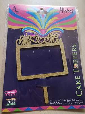 QSON Acrylic Topper Anniversary Engagement Couple M-L