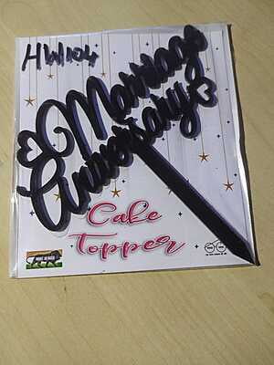 QSON Acrylic Topper Anniversary Engagement Couple S