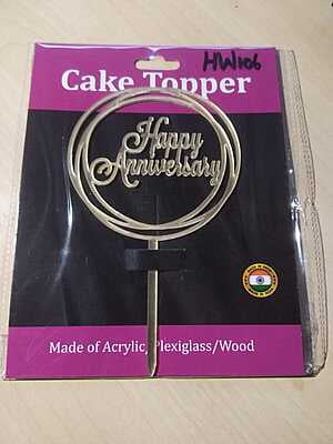 QSON Acrylic Topper Anniversary Engagement Couple S