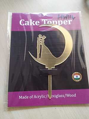 QSON Acrylic Topper Anniversary Engagement Couple S