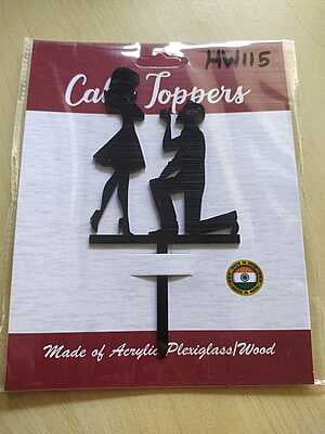 QSON Acrylic Topper Anniversary Engagement Couple S