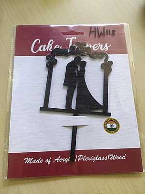 QSON Acrylic Topper Anniversary Engagement Couple S