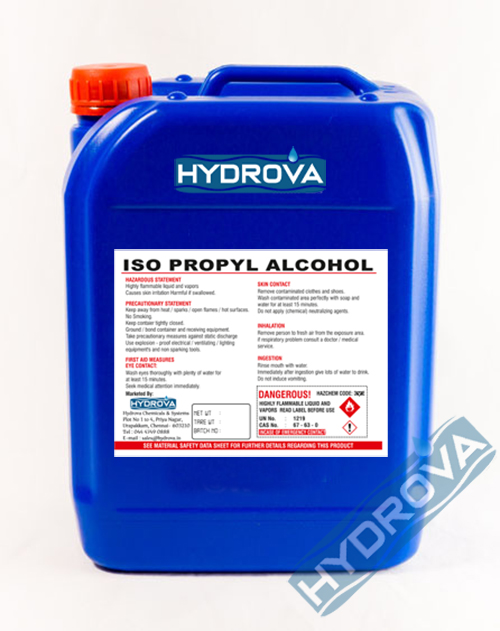 ISOPROPYL ALCOHOL 99.9% (IPA) - 5 LITER CAN ISOPROPYL ALCOHOL 99.9% (IPA) - 5 LITER CAN