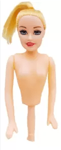 Plastic Half  Doll For Cake