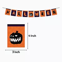The Magic Balloons– Halloween Theme Decoration Balloons With Banner Latex Balloons For Halloween Party Supplies Pack of 21pcs Multicolour Gold, Black, And White Balloons