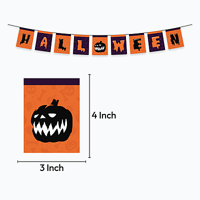 The Magic Balloons– Halloween Theme Decoration Balloons With Banner Latex Balloons For Halloween Party Supplies Pack of 21pcs Multicolour Gold, Black, And White Balloons