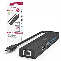 Hama USB-C Multiport Hub – 6-in-1 Adapter | USB-C Expansion | Laptop & PC Compatible