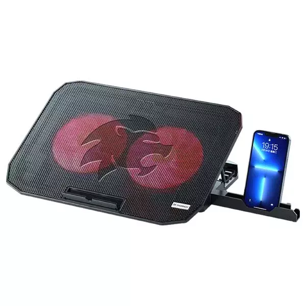 HAMMOK MINT Laptop Cooler Pad – Dual Fans, Lightweight, Portable, Adjustable Size