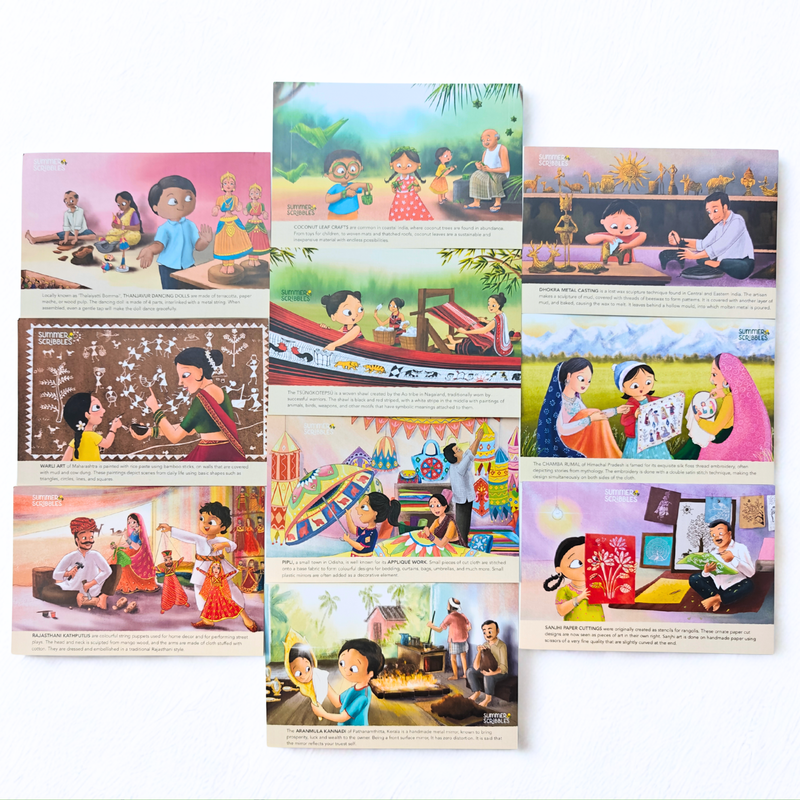 Handicrafts of India Note Cards Set of 10