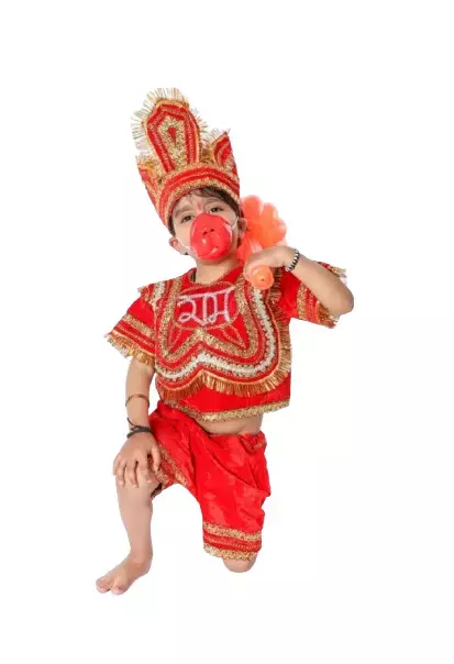 Hanuman Ji Fancy Dress Costume For Ramleela Hanuman Ji Fancy Dress Costume For Ramleela