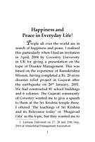 Happiness and Peace in Everyday Life