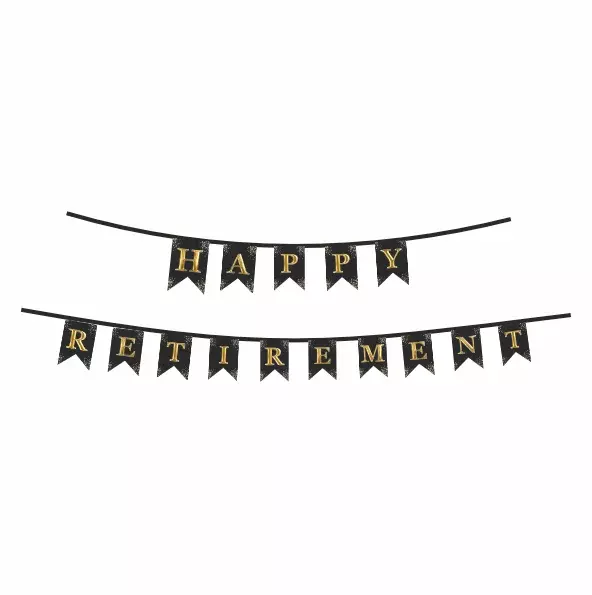 Happy Retirement Banner | Pack of 1 Set