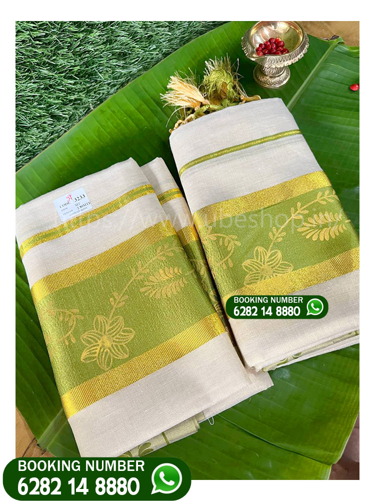 Happy-Onam--clas-green--set-mundu---