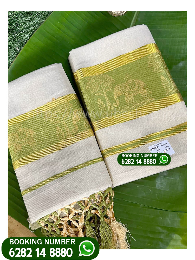 Happy-Onam-eliphent-green--set-mundu--
