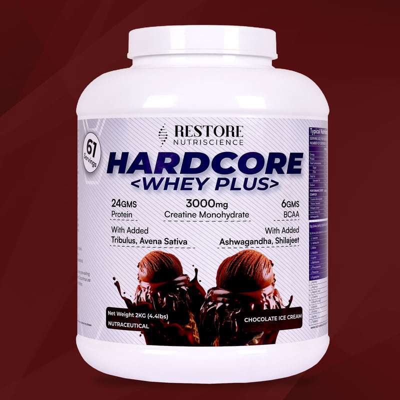 Restore - Hardcore Whey Plus 2kg Chocolate