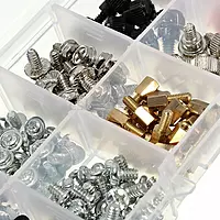 Hardware Screw Kit For PC Computer Screw, Standoffs, Screws for Hard Drive, Computer Case, Motherboard, Fan Power Graphics