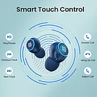 Portronics POR 2226 Harmonics Twins S13 TWS Earbuds – Bluetooth 5.3 | In-Ear | 24hrs Playtime | Blue