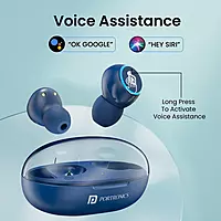 Portronics POR 2226 Harmonics Twins S13 TWS Earbuds – Bluetooth 5.3 | In-Ear | 24hrs Playtime | Blue