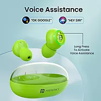 Portronics POR 2227 Harmonics Twins S13 TWS Earbuds – Bluetooth 5.3 | In-Ear | 24hrs Playtime |Green