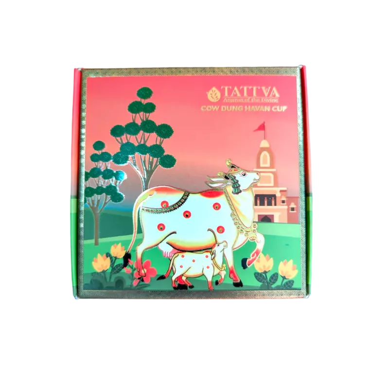 Tattva COW DUNG Havan Cups BIG