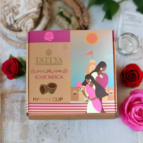 Tattva ROSE INDICA Havan Cups BIG