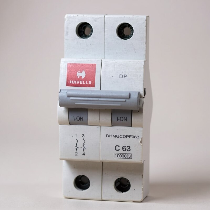 Havells 63A 2-Pole AC MCB – (C-Curve) (Refurbished)