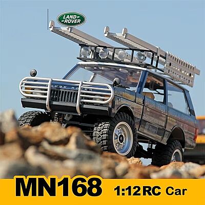 MN168 1:12 Scale 4WD RC Rock Crawler – Range Rover Classic 1970 Style Off-Road SUV | 2.4GHz RTR Remote Control Car