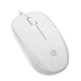 Portronics Toad 102 Wired Optical Mouse features a 1200 DPI sensor for precise tracking and a 1.5m cable for easy connectivity. Sleek white design, perfect for home or office use.