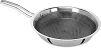 Granny Kitchen Triply Stainless Steel Honeycomb Fry Pan | Non-Stick Hex Surface