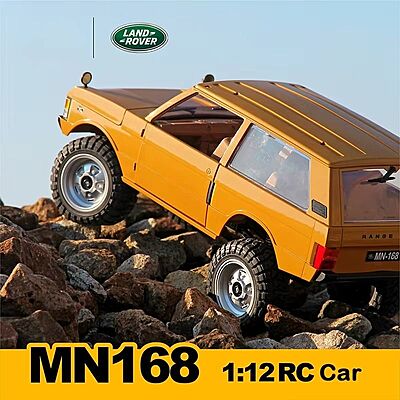 MN168 1:12 Scale 4WD RC Rock Crawler – Range Rover Classic 1970 Style Off-Road SUV | 2.4GHz RTR Remote Control Car