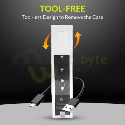 Hdd Casing Usb 3.1 To PciE Nvme SSD Enclosure | NVMe Reader, External SSD Case Thunderbolt (Transparent) Hdd Casing Usb 3.1 To PciE Nvme SSD Enclosure | NVMe Reader, External SSD Case Thunderbolt (Transparent)