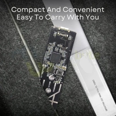 Hdd Casing Usb 3.1 To PciE Nvme SSD Enclosure | NVMe Reader, External SSD Case Thunderbolt (Transparent) Hdd Casing Usb 3.1 To PciE Nvme SSD Enclosure | NVMe Reader, External SSD Case Thunderbolt (Transparent)
