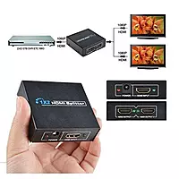HDMI Splitter Audio Video Distributor Box Support 3D & 4K x 2K Compatible for HDTV, STB, DVD, PS3, Projector HDMI Splitter Audio Video Distributor Box Support 3D & 4K x 2K Compatible for HDTV, STB, DVD, PS3, Projector