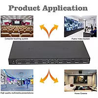 HDMI Splitter Audio Video Distributor Box Support 3D & 4K x 2K Compatible for HDTV, STB, DVD, PS3, Projector HDMI Splitter Audio Video Distributor Box Support 3D & 4K x 2K Compatible for HDTV, STB, DVD, PS3, Projector