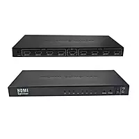 HDMI Splitter Audio Video Distributor Box Support 3D & 4K x 2K Compatible for HDTV, STB, DVD, PS3, Projector HDMI Splitter Audio Video Distributor Box Support 3D & 4K x 2K Compatible for HDTV, STB, DVD, PS3, Projector