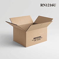RN1216U - Universal Corrugated Box - 3 Ply - Strong - 17.8X14.3X6.5 cm / 7X5.6X2.5 inch - OD