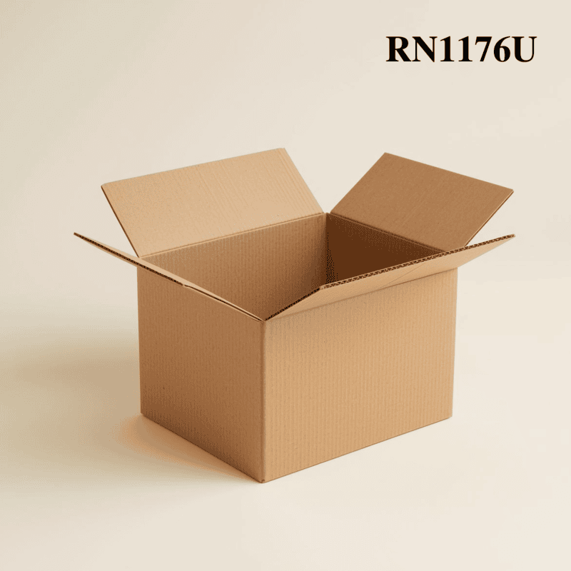 RN1176U - Universal Corrugated Box - 3 Ply - Strong - 15X13X6 cm / 6X5.1X2.3 inch - OD