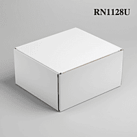RN1128U - BSLTT Corrugated Box - 3 Ply - Strong - 18.5X9. 5X9 cm / 7.3X3.7X3.5 inch - OD - Top White